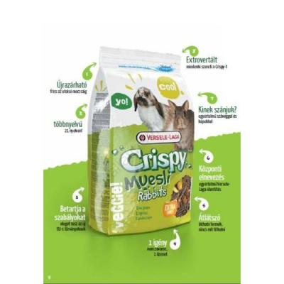 Nyúl eleség Crispy Muesli 1 kg
