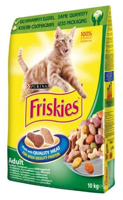 Friskies Adult 10 kg Csirke ízben