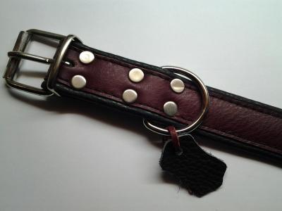 Ferrani bőrnyakörv 50 cm x3 cm