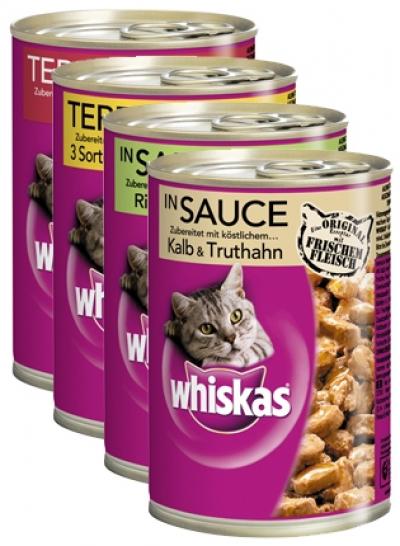 Whiskas 400g csirke zselé konzerv