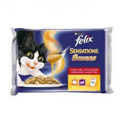 félix 3+1 alut.pulyka-bárány Sensations szószban